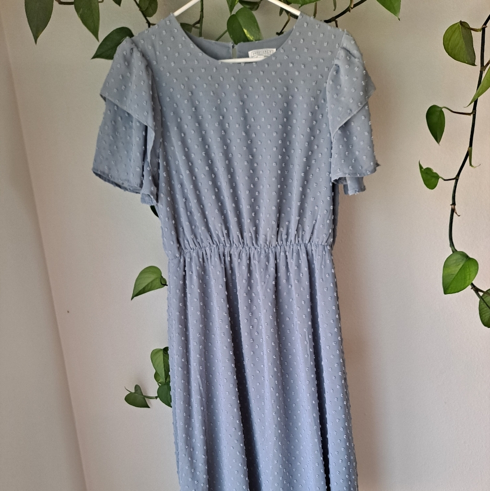 Sweetsalt modest blue dress